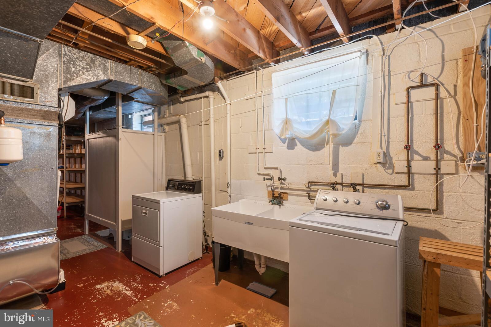 5825 Telegraph Road Alexandria, VA 22310 - Photo 33 of 37 Large Laundry room in basement.