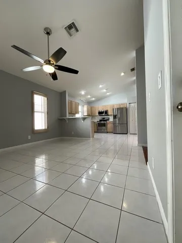 a view of a lake with houses