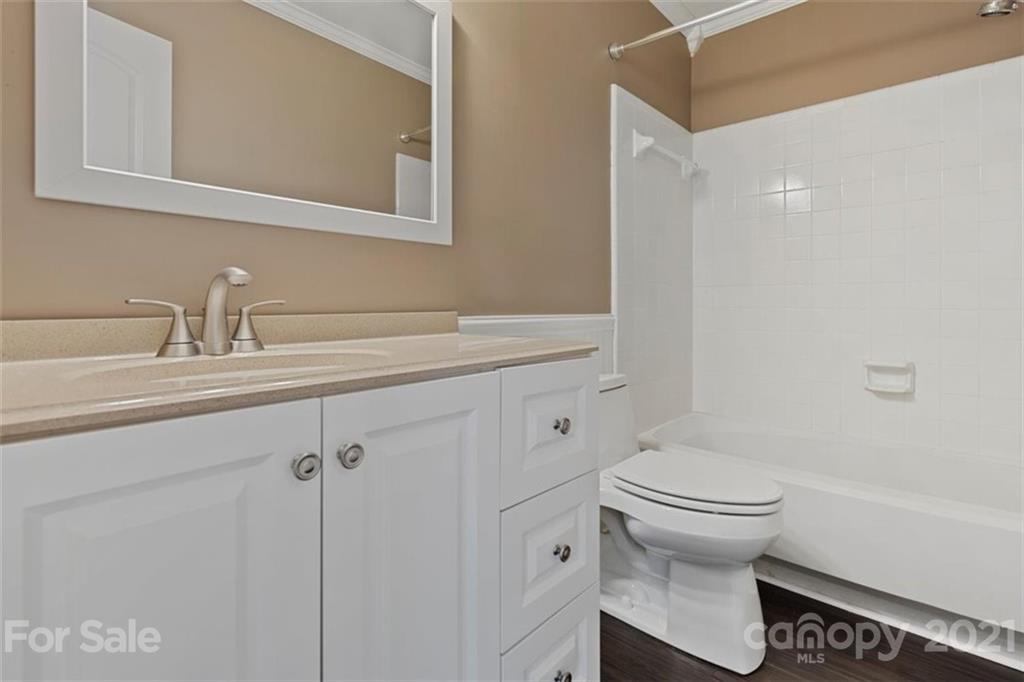 8508 Rittenhouse Circle Charlotte, NC 28270 - Photo 35 of 44 a bathroom with a sink toilet and a mirror