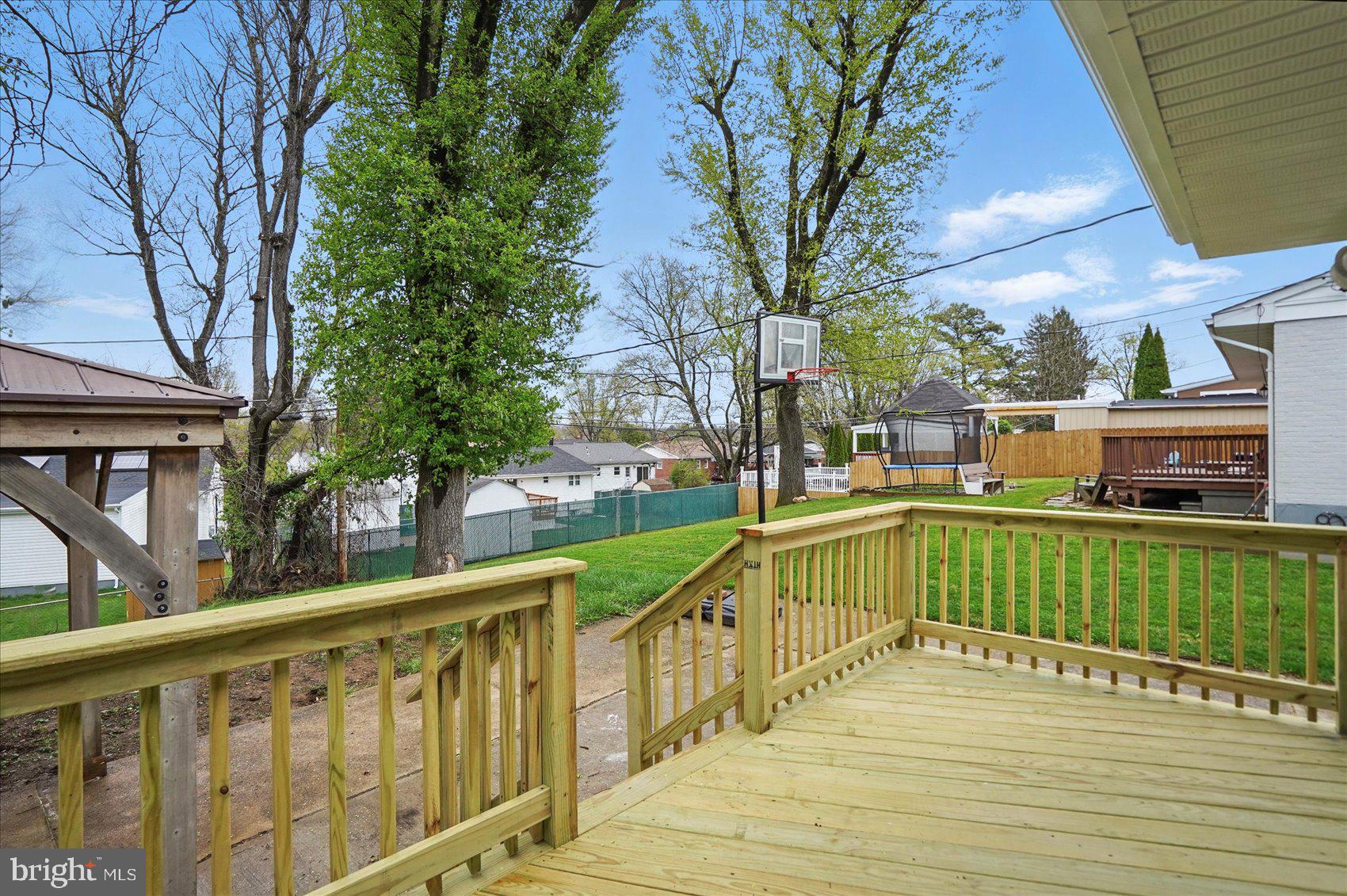 3816 Cherrybrook Road Randallstown, MD 21133 - Photo 32 of 35 a view of balcony with deck and trees