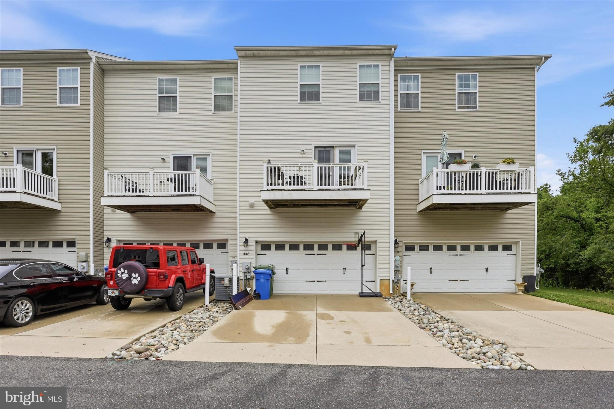 448 Aura Road Glassboro, NJ 08028 - Photo 33 of 33 parking in rear of townhome
