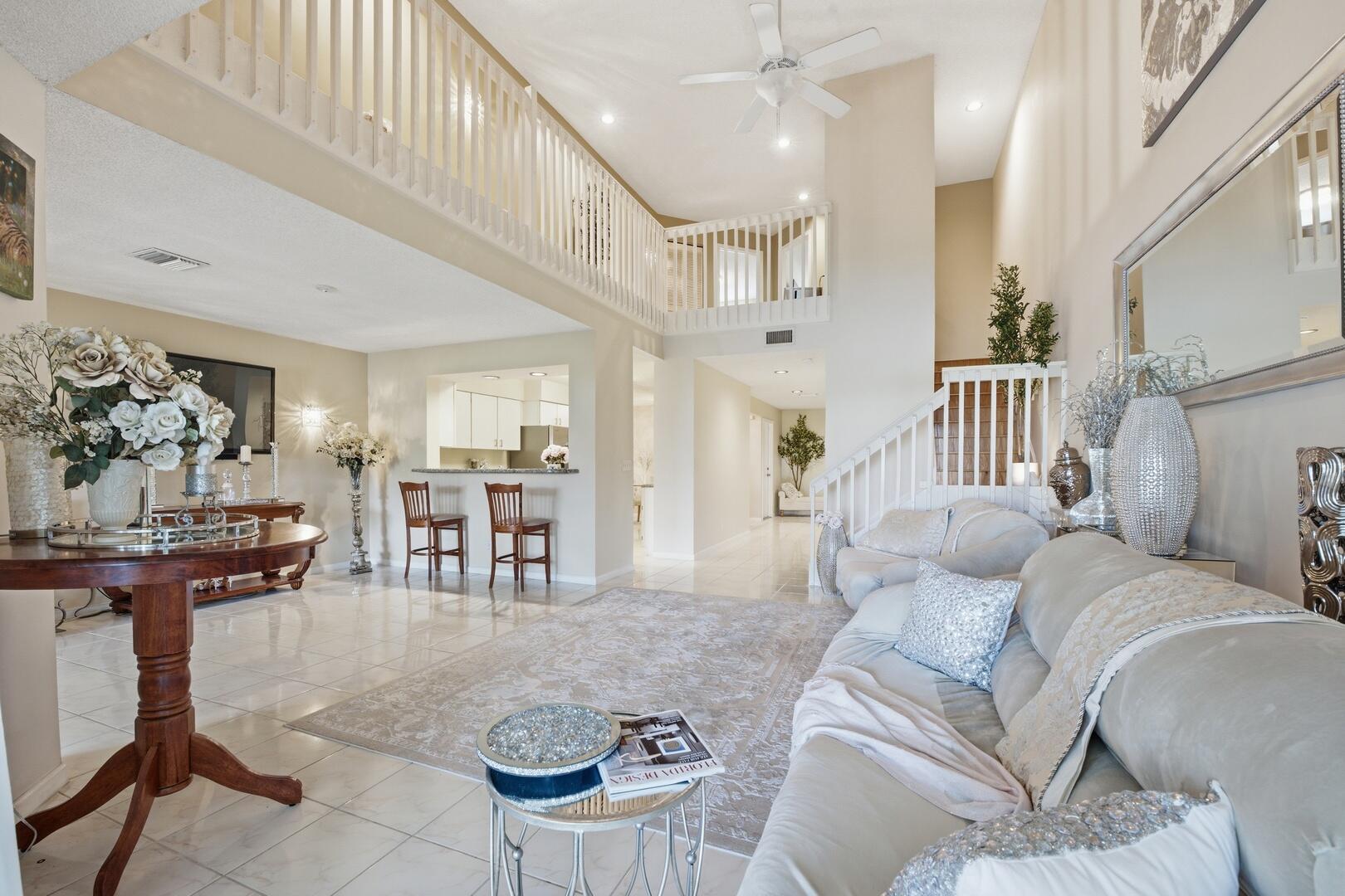 9172 Boca Gardens Parkway, Unit B Boca Raton, FL 33496 - Photo 1 of 54 Two Story Ceiling