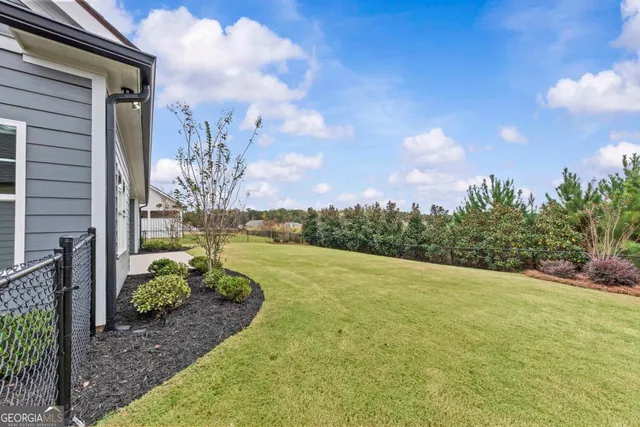 a view of a lake with a mountain