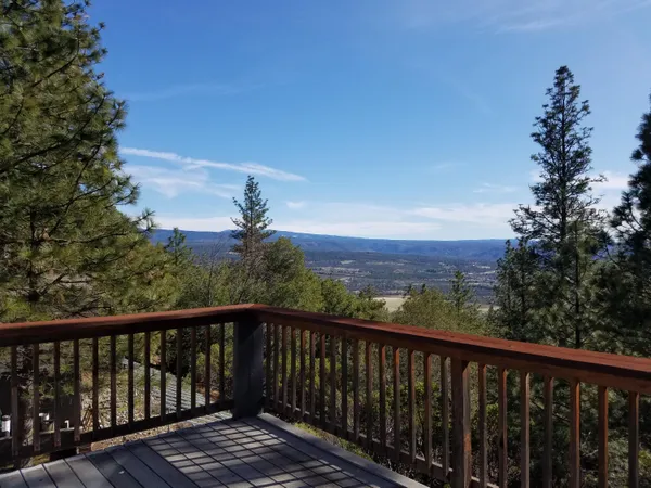 a view of a two large window