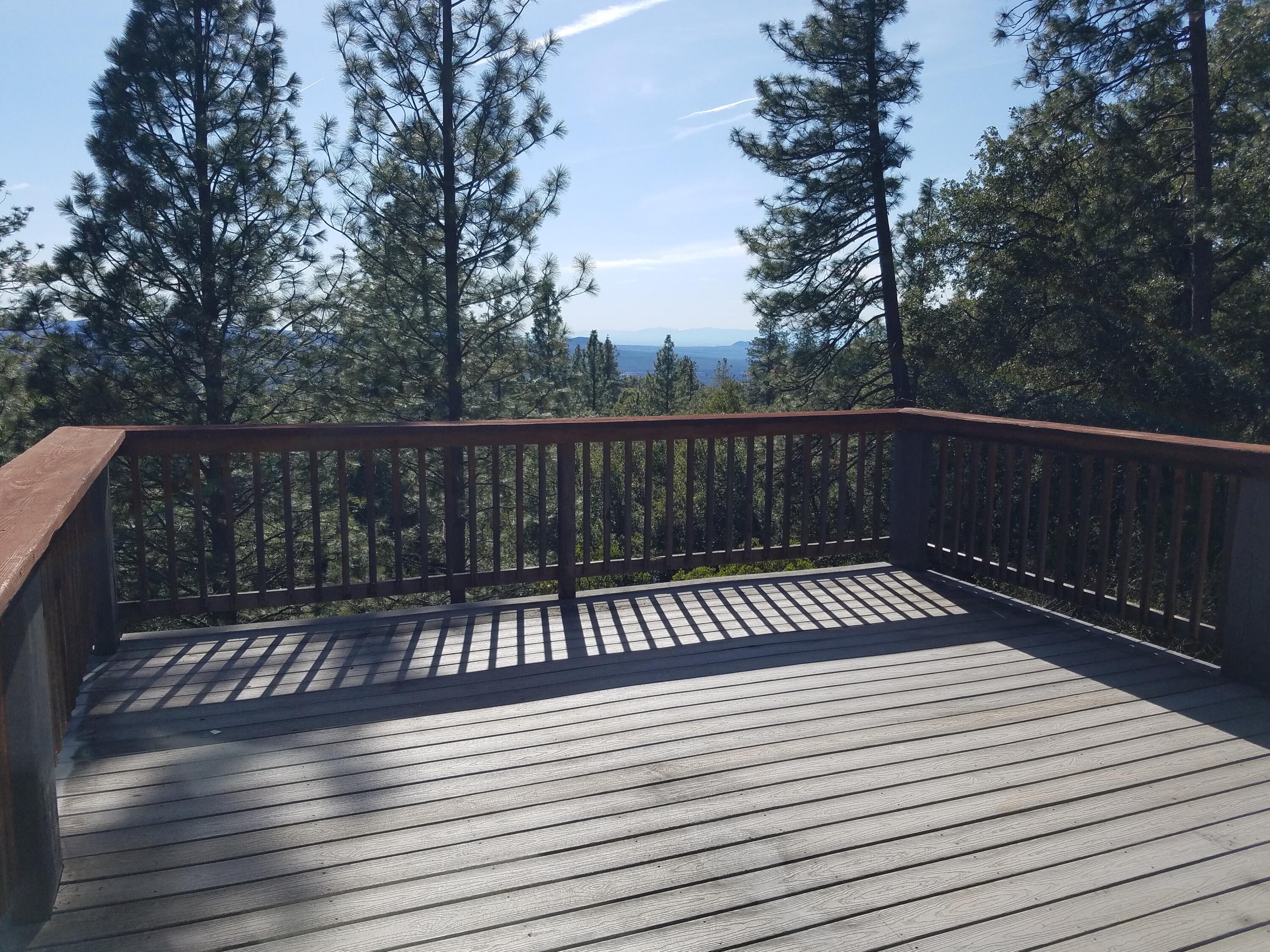 6200 Wilson Hill Road Shingletown, CA 96088 - Photo 10 of 45 a view of deck with wooden floor and outdoor space