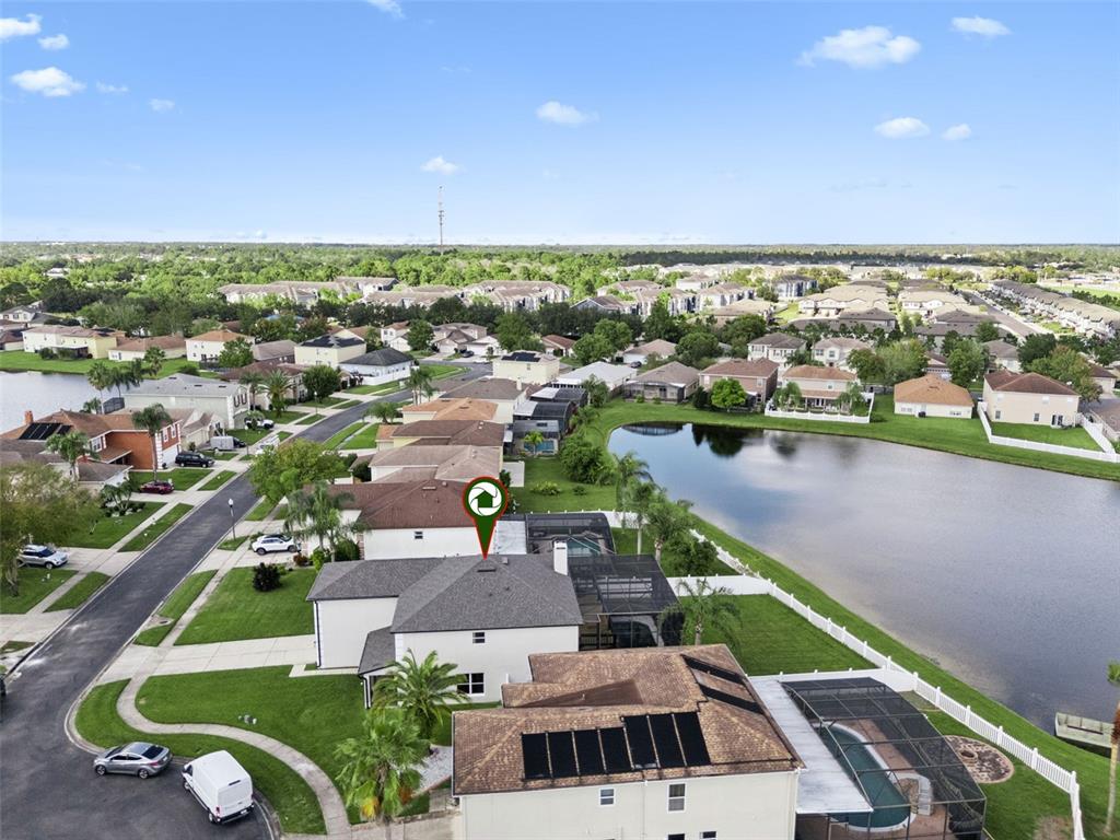 1411 Clarks Summit Court Orlando, FL 32828 - Photo 44 of 50 an aerial view of residential houses with outdoor space and river