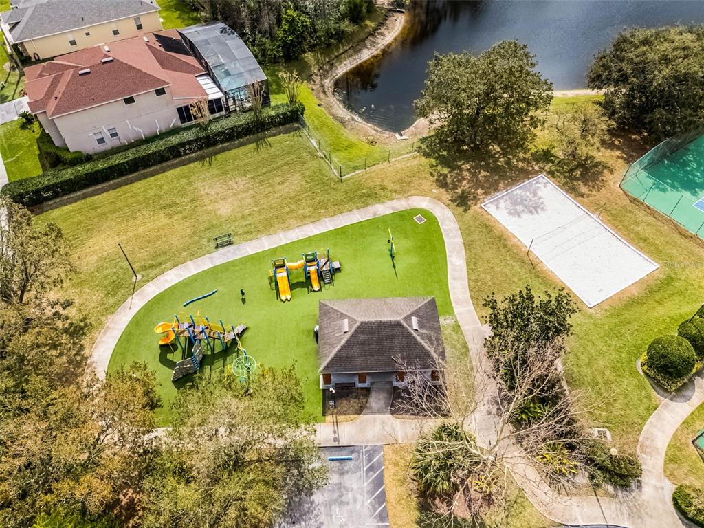 1411 Clarks Summit Court Orlando, FL 32828 - Photo 49 of 50 an aerial view of a house with a swimming pool