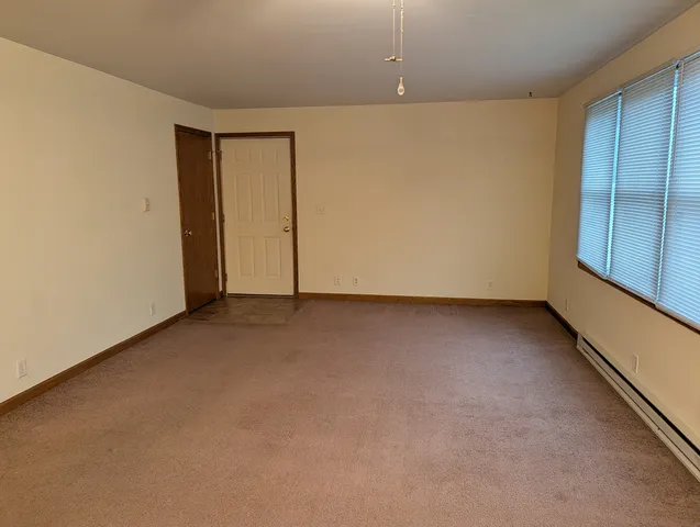 an empty room with a empty space