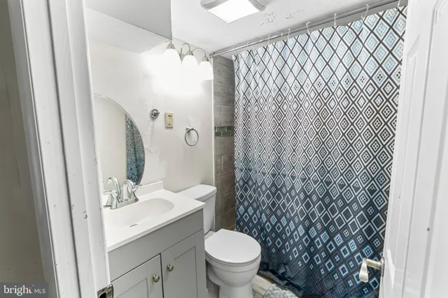 a bathroom with a sink and toilet