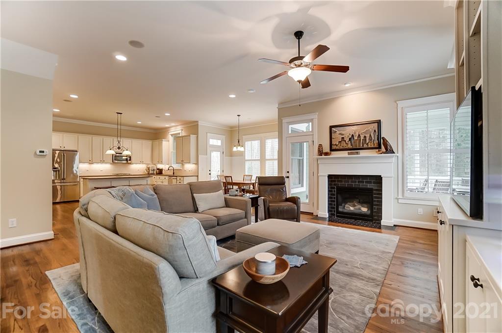 829 Elswick Court Fort Mill, SC 29708 - Photo 14 of 48 a living room with furniture and a fireplace
