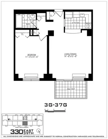 $4,700 | 330 East 39th Street, Unit 22G | Murray Hill