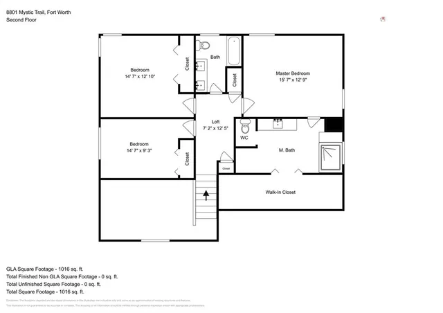 $2,135 | 8801 Mystic Trail, Fort Worth, TX 76118