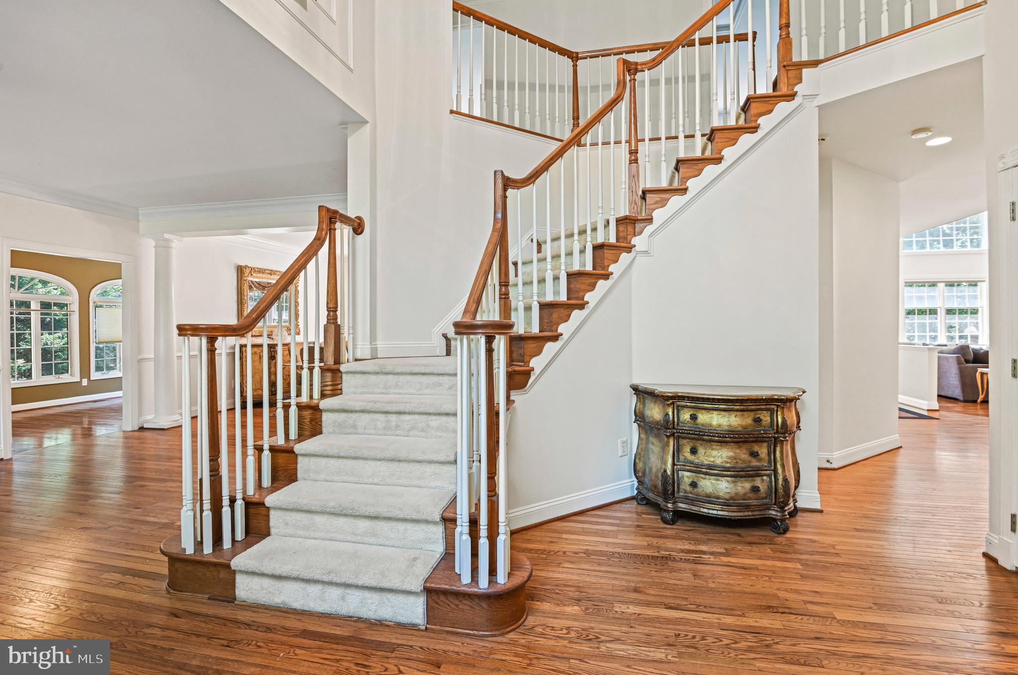 10509 Dunn Meadow Road Vienna, VA 22182 - Photo 4 of 81 a view of entryway and hall with wooden floor
