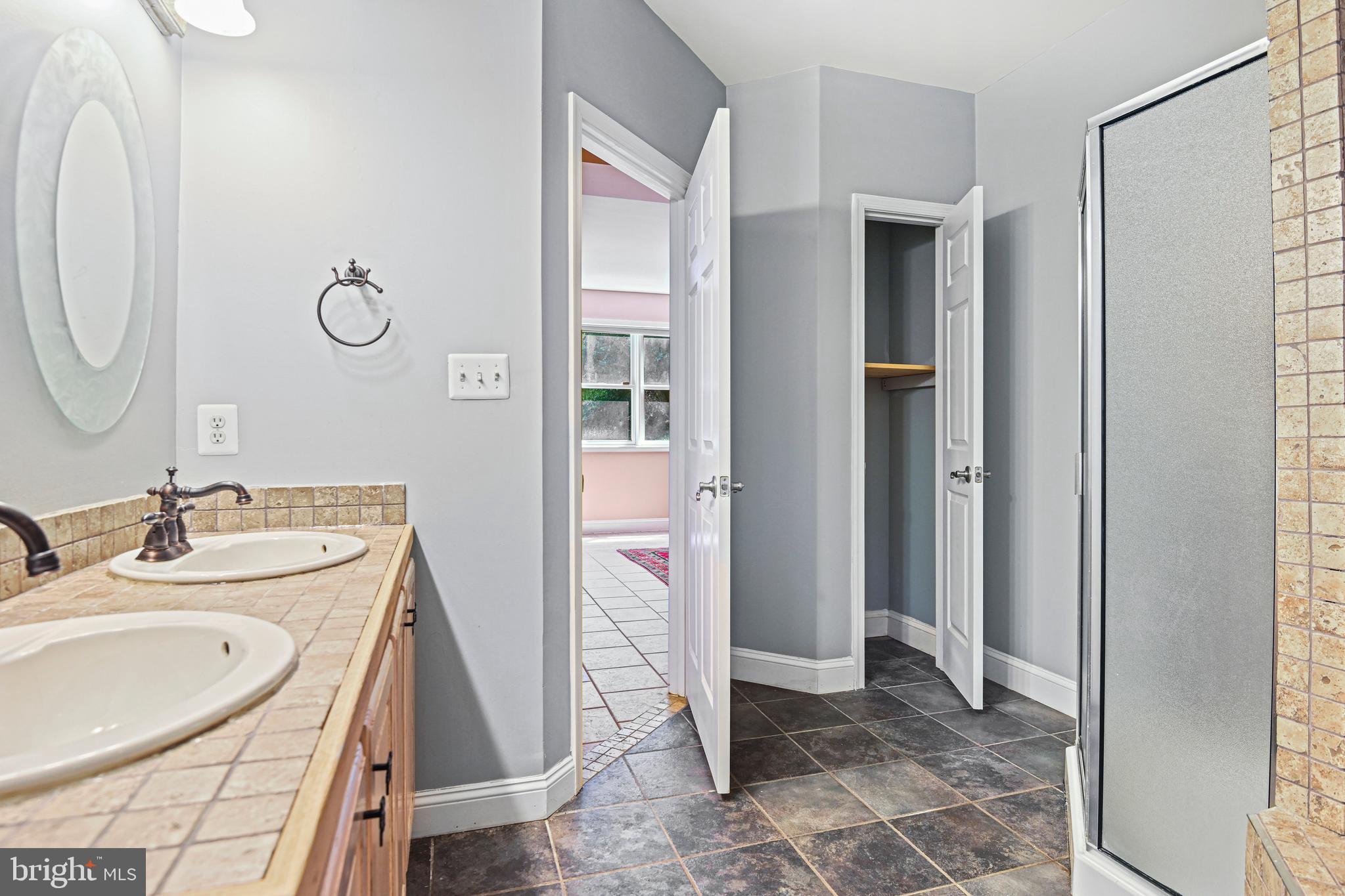 10509 Dunn Meadow Road Vienna, VA 22182 - Photo 60 of 81 a bathroom with a sink and a mirror