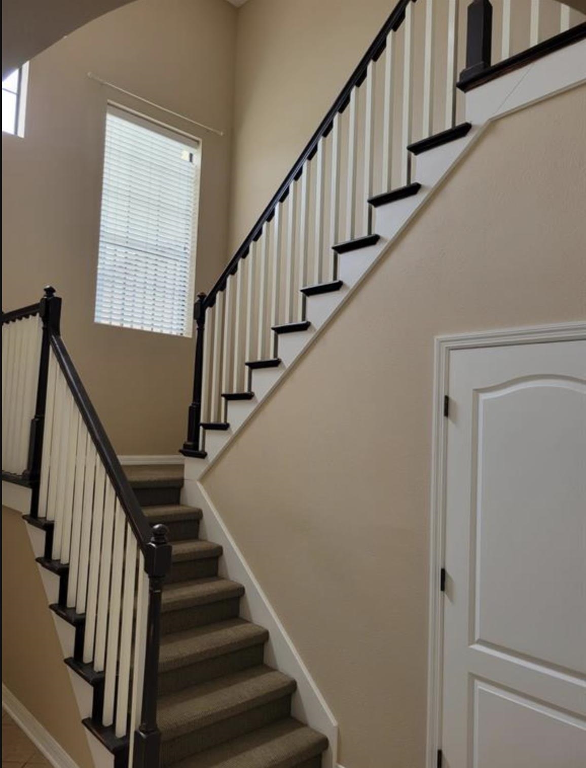 5 Rachel Court St. Augustine, FL 32080 - Photo 9 of 15 a view of staircase with wooden floor and white walls