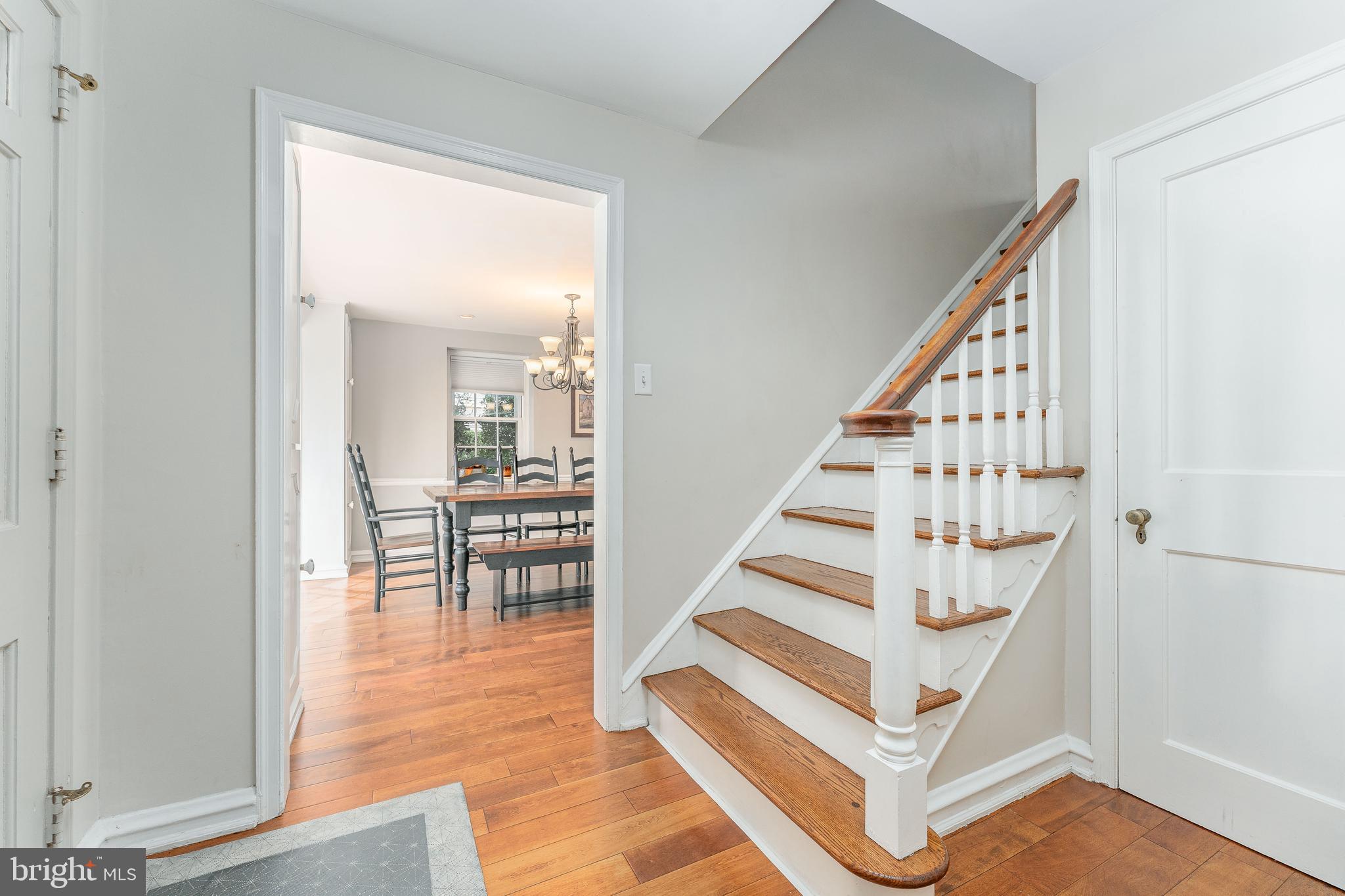 111 Harrogate Road Wynnewood, PA 19096 - Photo 3 of 60 a view of entryway and hall with wooden floor
