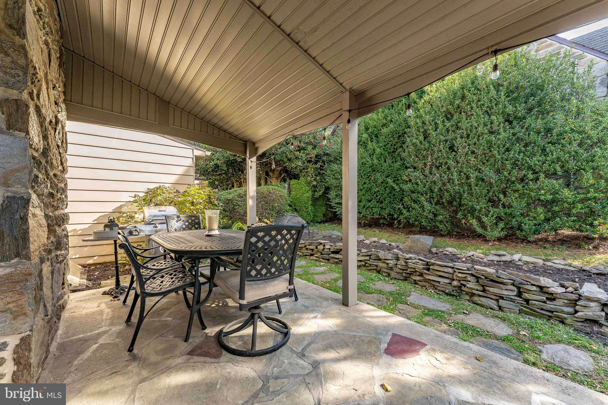 111 Harrogate Road Wynnewood, PA 19096 - Photo 52 of 60 a view of a table and chairs in patio