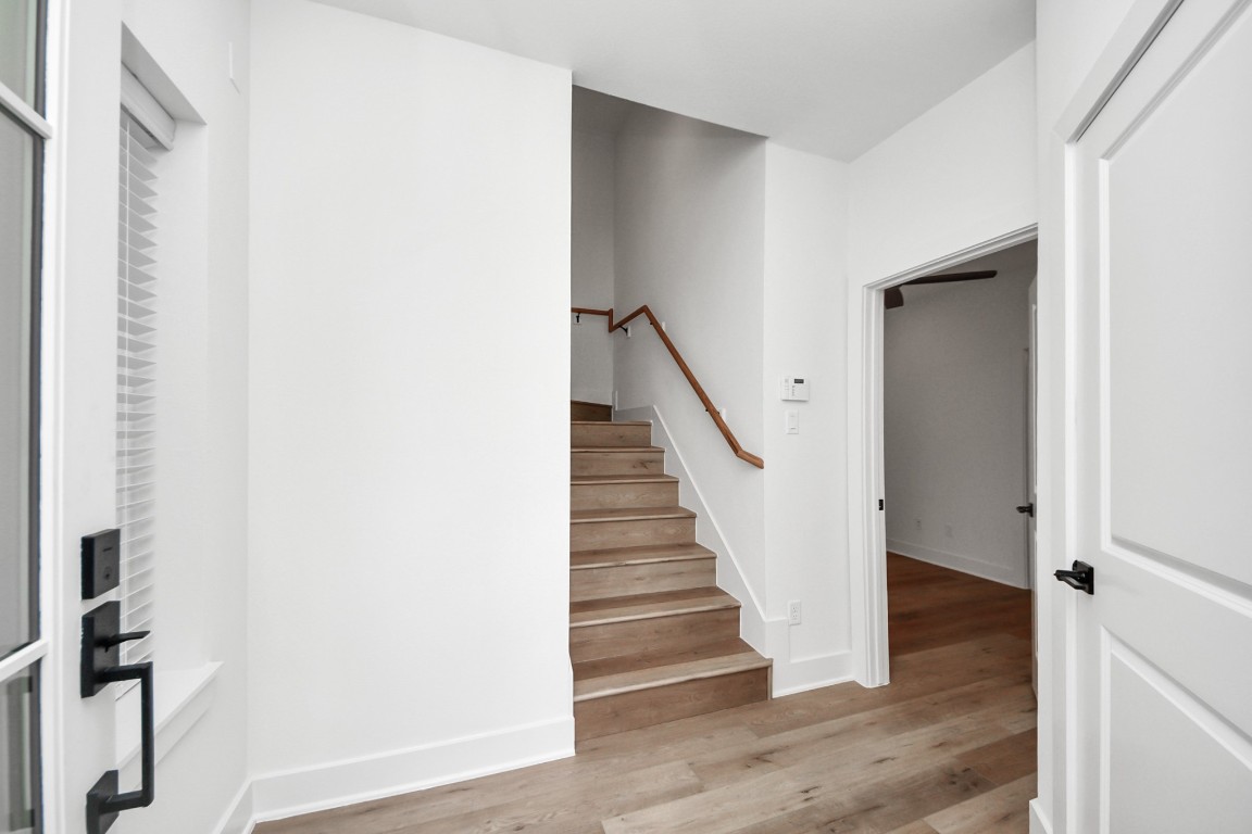 3313 Daphne Street Houston, TX 77021 - Photo 3 of 34 a view of entryway and hall with wooden floor