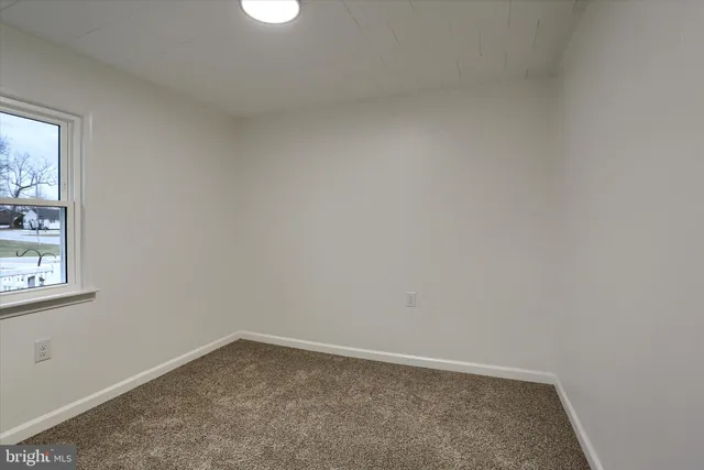 a view of an empty room