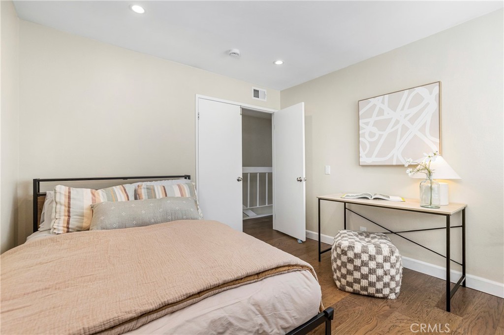 249 Mountain Court Brea, CA 92821 - Photo 24 of 37 a bedroom with a bed and dresser with mirror