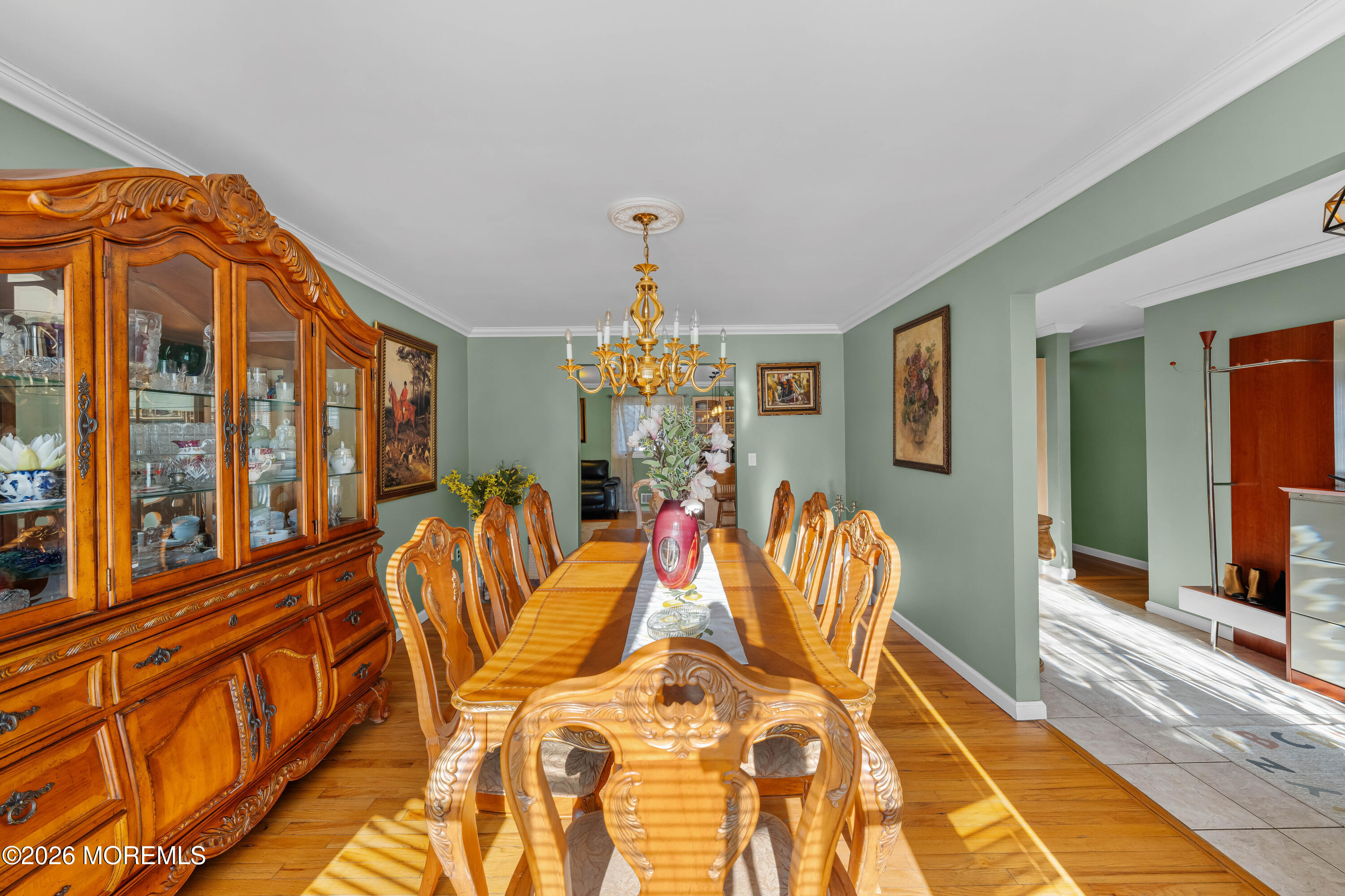 34 Brookside Avenue Old Bridge, NJ 08857 - Photo 24 of 71 a very nice looking room with a large window and chandelier