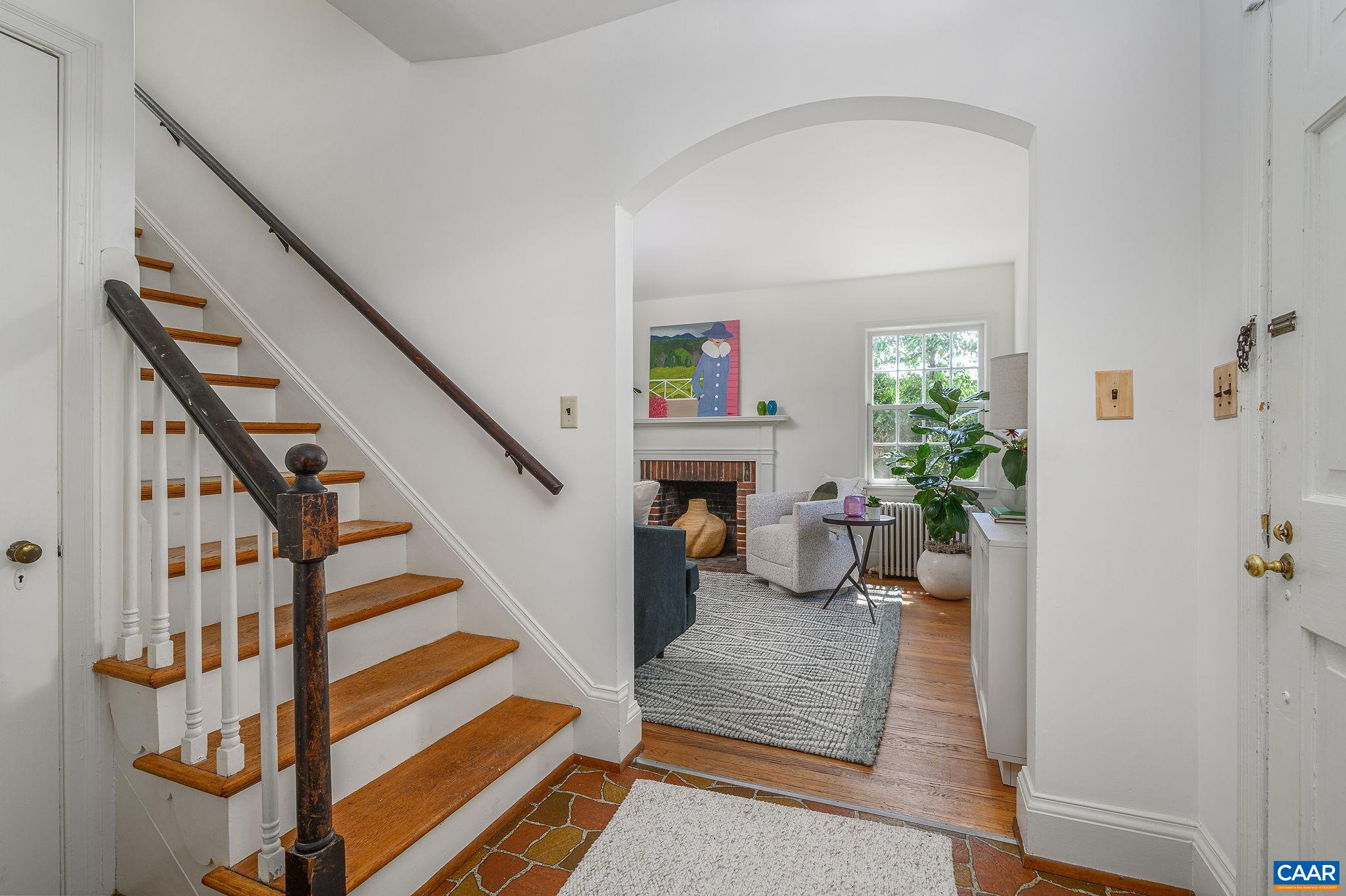 120 Minor Road Charlottesville, VA 22903 - Photo 7 of 39 a view of entryway with livingroom and stairs