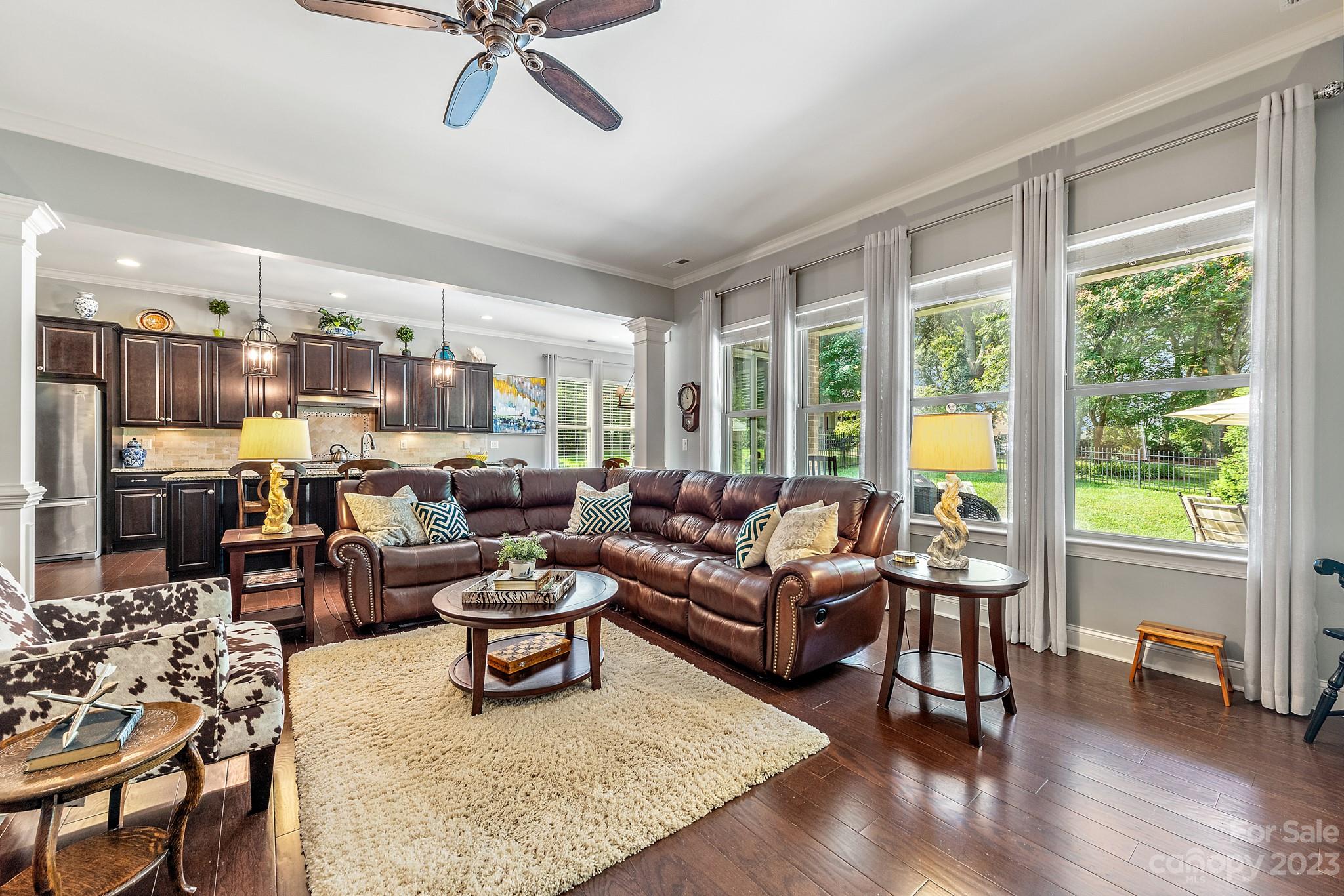 9006 Blue Ridge Drive Indian Land, SC 29707 - Photo 10 of 27 a living room with furniture and a large window