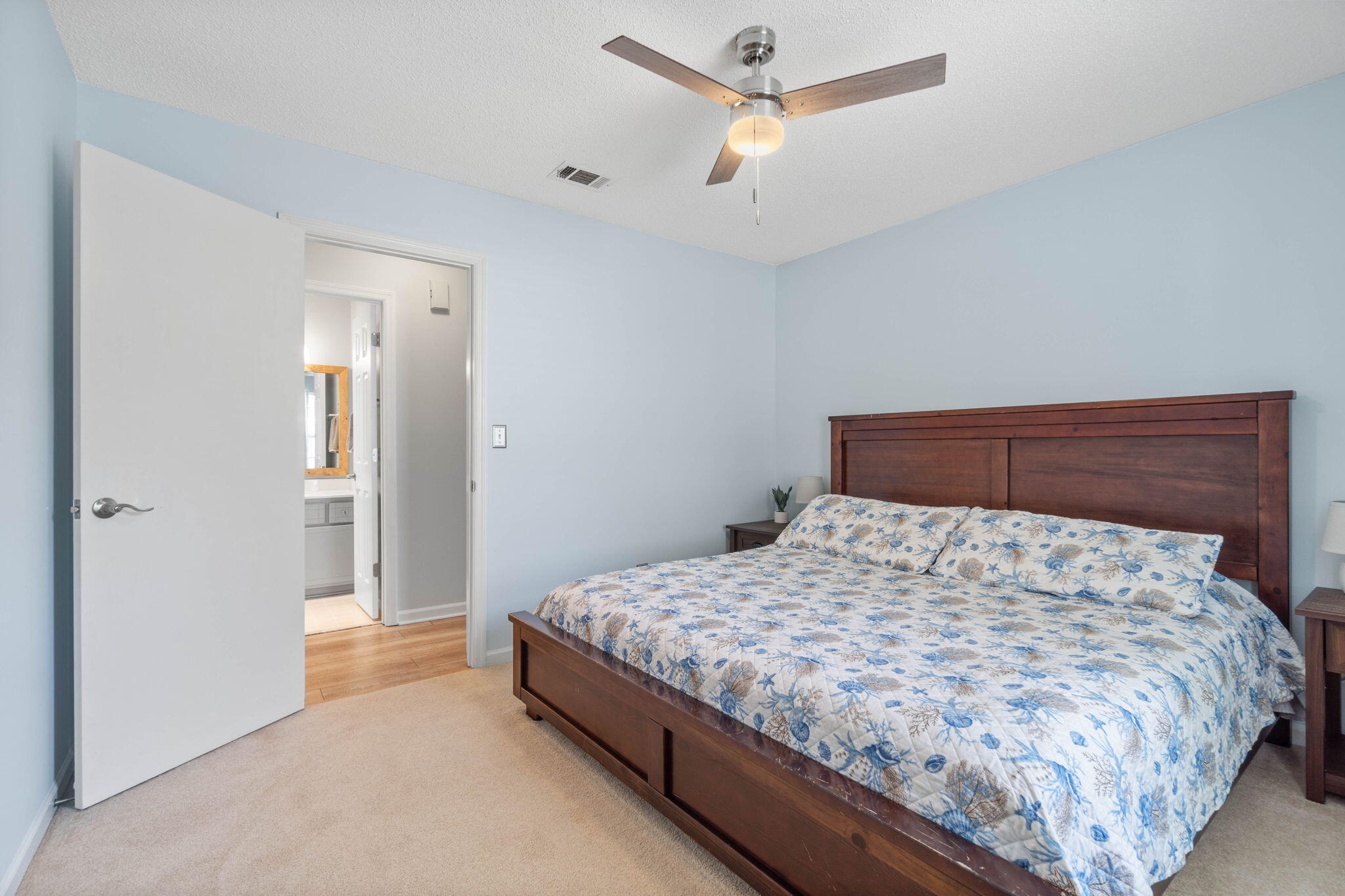 40 Abbey Road Crestview, FL 32539 - Photo 23 of 37 a bedroom with a bed and a ceiling fan