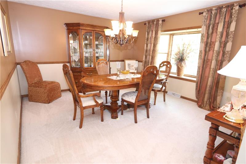 4568 Battle Ridge Road Oakdale, PA 15071 - Photo 3 of 24 Great light provided by the bay window in this spacious dining room