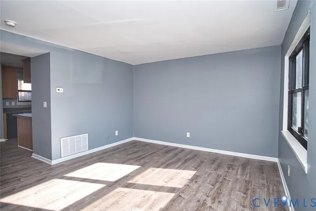 a view of an empty room