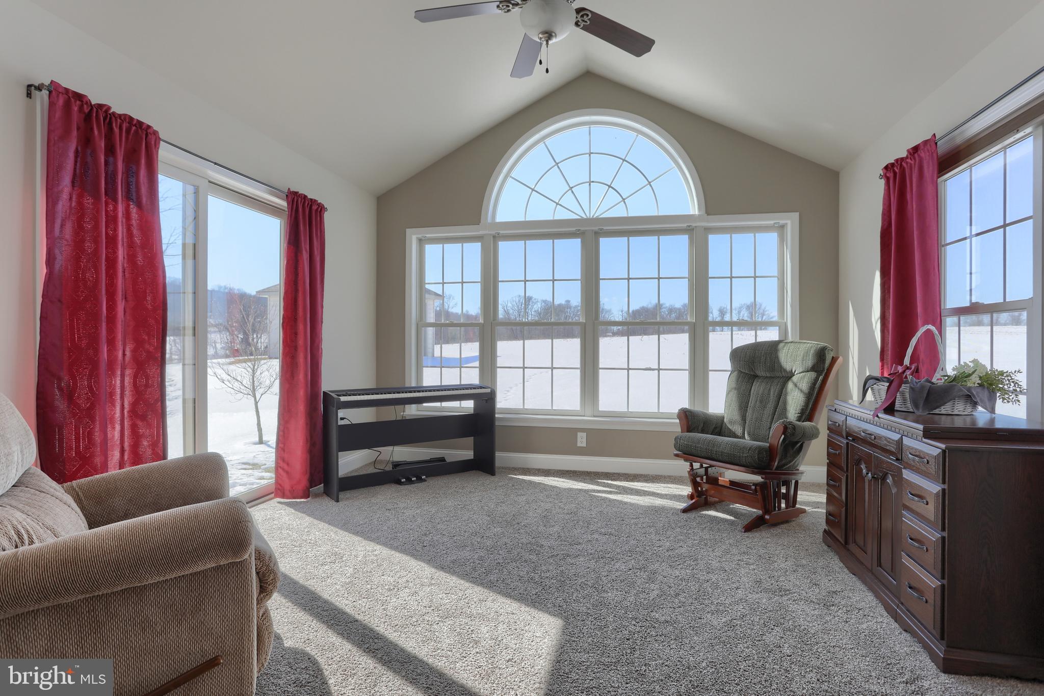2037 South Forge Road Palmyra, PA 17078 - Photo 16 of 46 Cathedral ceiling w/palladium window in Sunroom