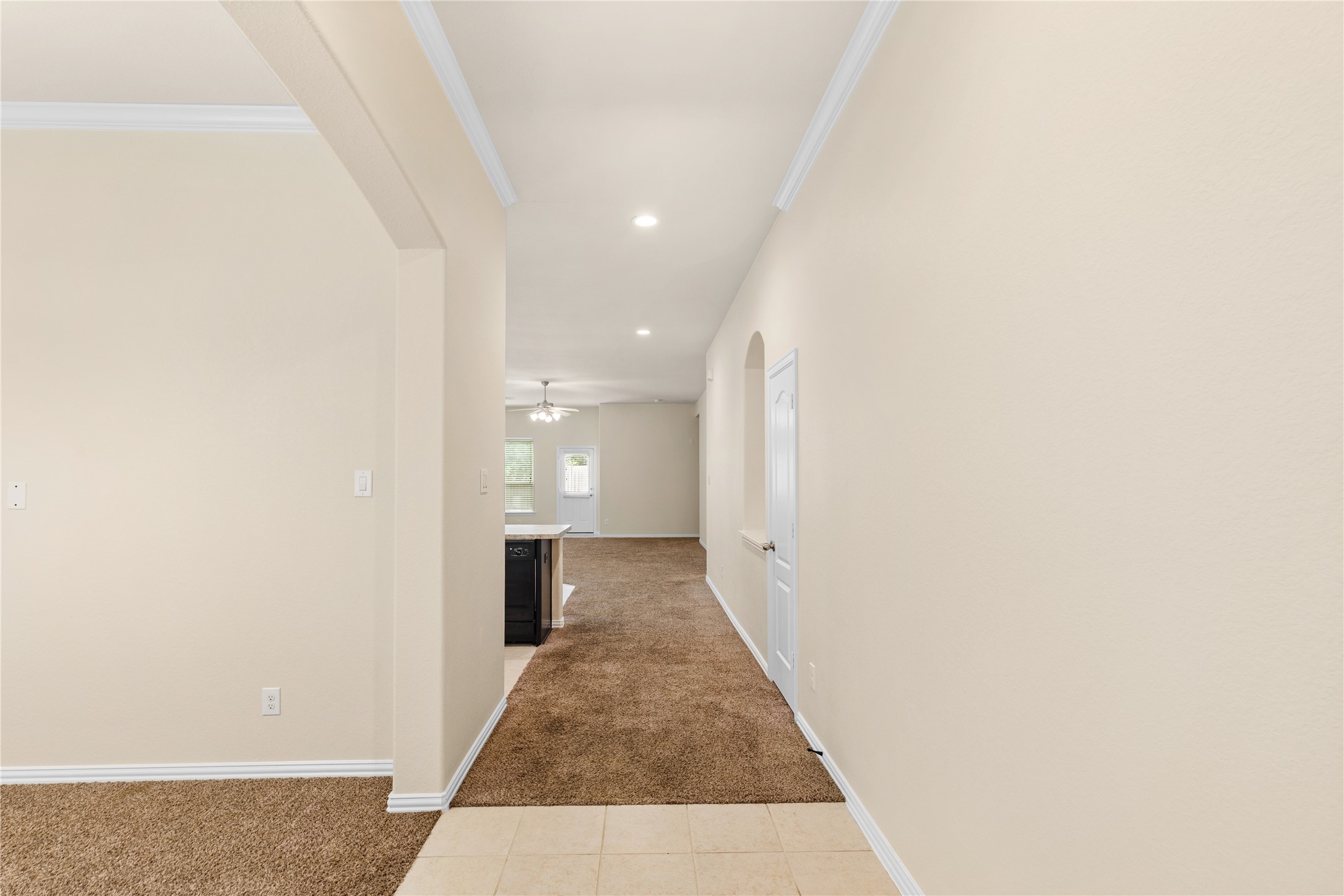 22810 Highland Bluff Lane Spring, TX 77373 - Photo 17 of 20 Hallway to living/dining combo