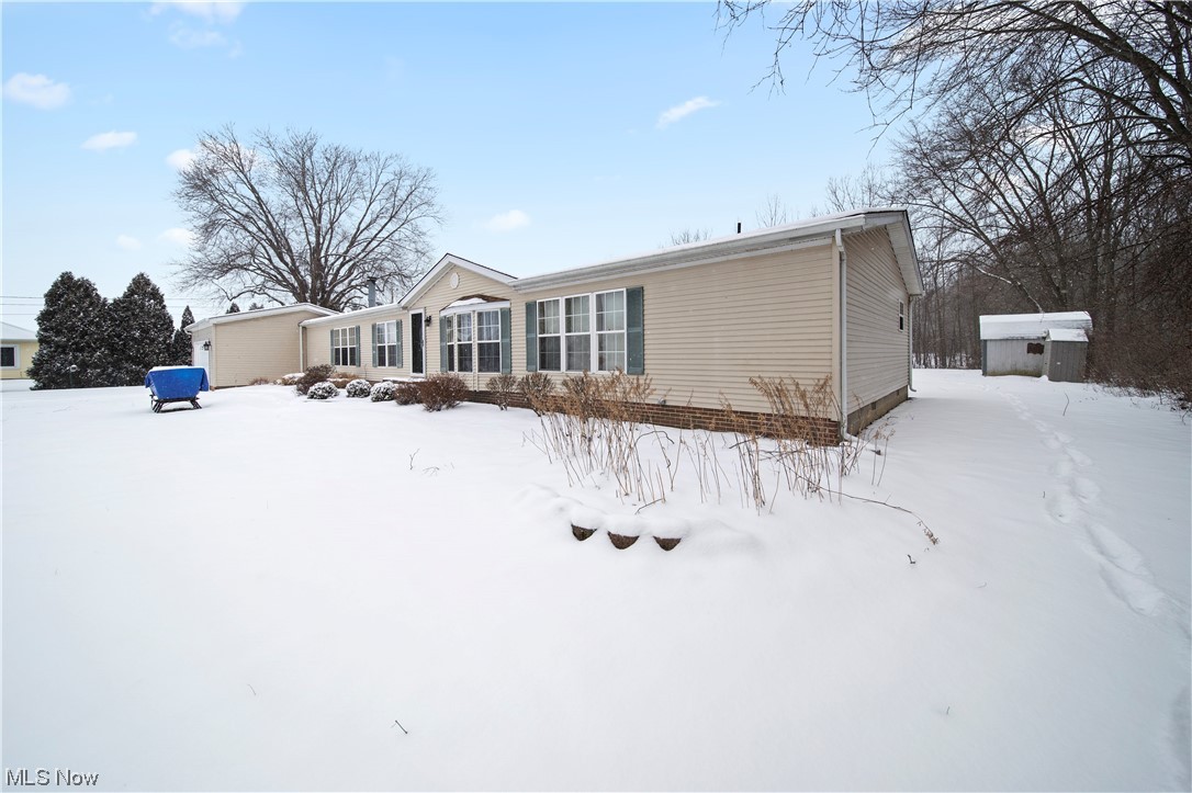 4951 Lane Road Perry, OH 44081 - Photo 31 of 31 View of snow covered rear of property