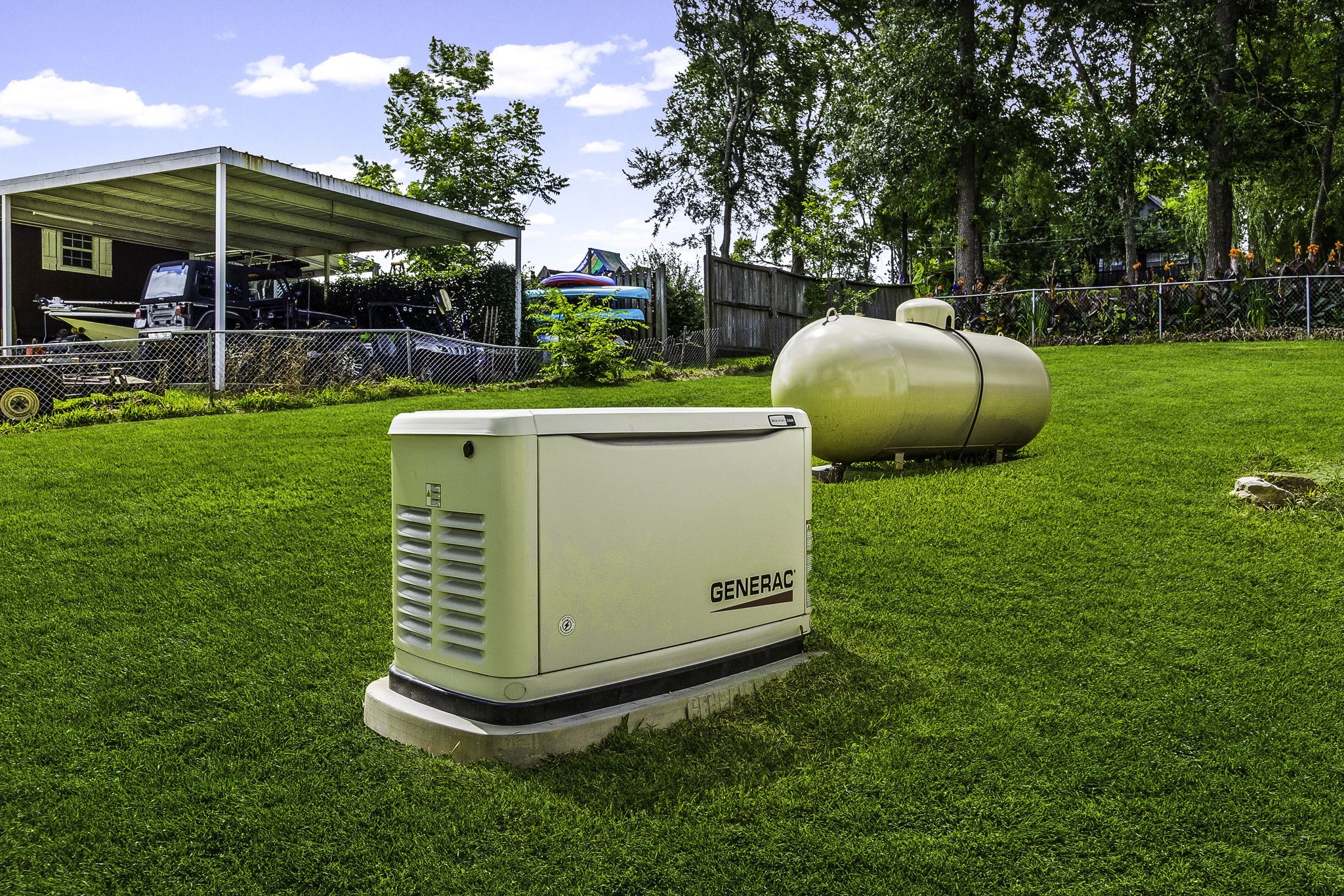 51 Rustling Oaks Coldspring, TX 77331 - Photo 29 of 43 Generac installed in Sept. 2024 and under warranty.