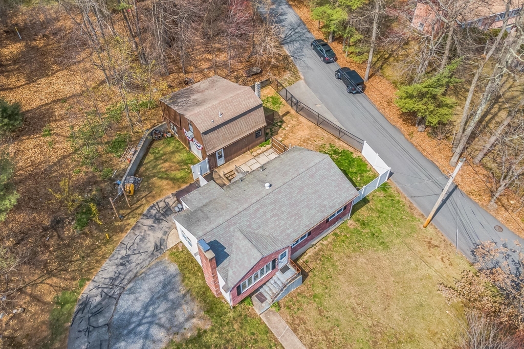 156 Andover Road Billerica, MA 01821 - Photo 18 of 22 an aerial view of a house with a yard