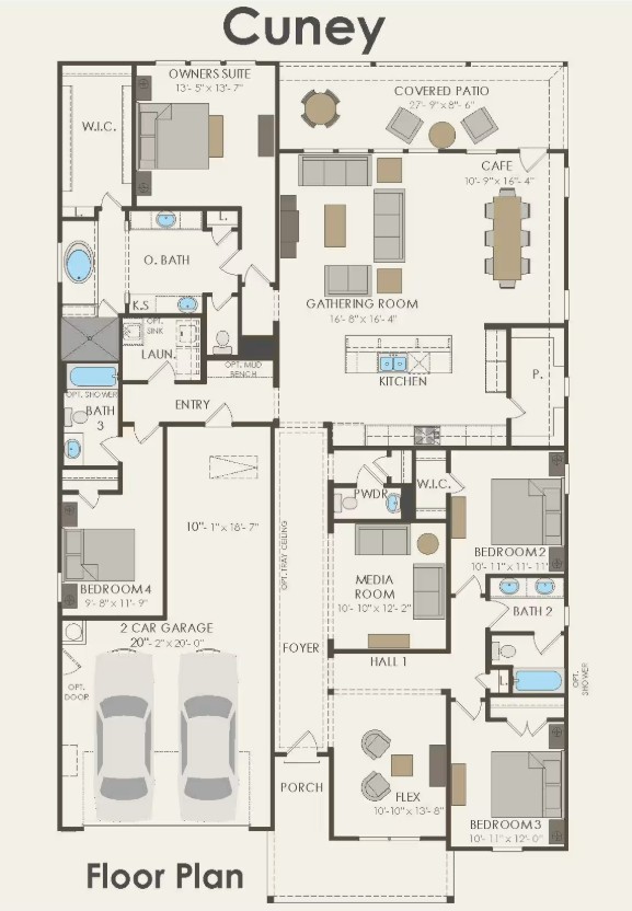 257 Blanco Flats Run Kyle, TX 78640 - Photo 2 of 10 Pulte Homes, Cuney/FC202 floor plan