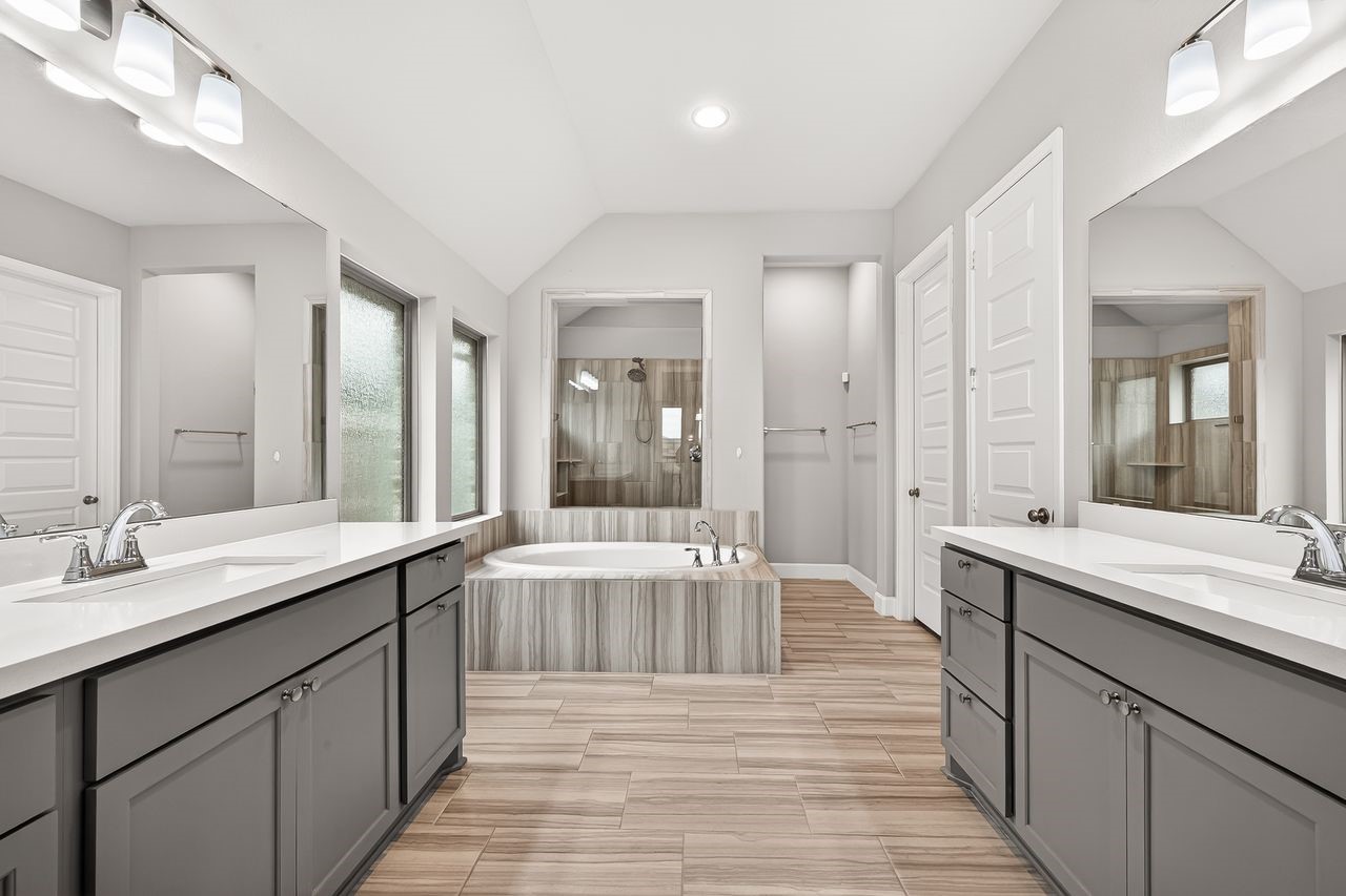 29730 Smoky Ridge Road Fulshear, TX 77441 - Photo 17 of 29 Double vanity with quartz counters and HUGE walk in closet