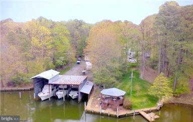 13385 Joy Road Lusby, MD 20657 - Photo 22 of 30 Ariel View of Boat House