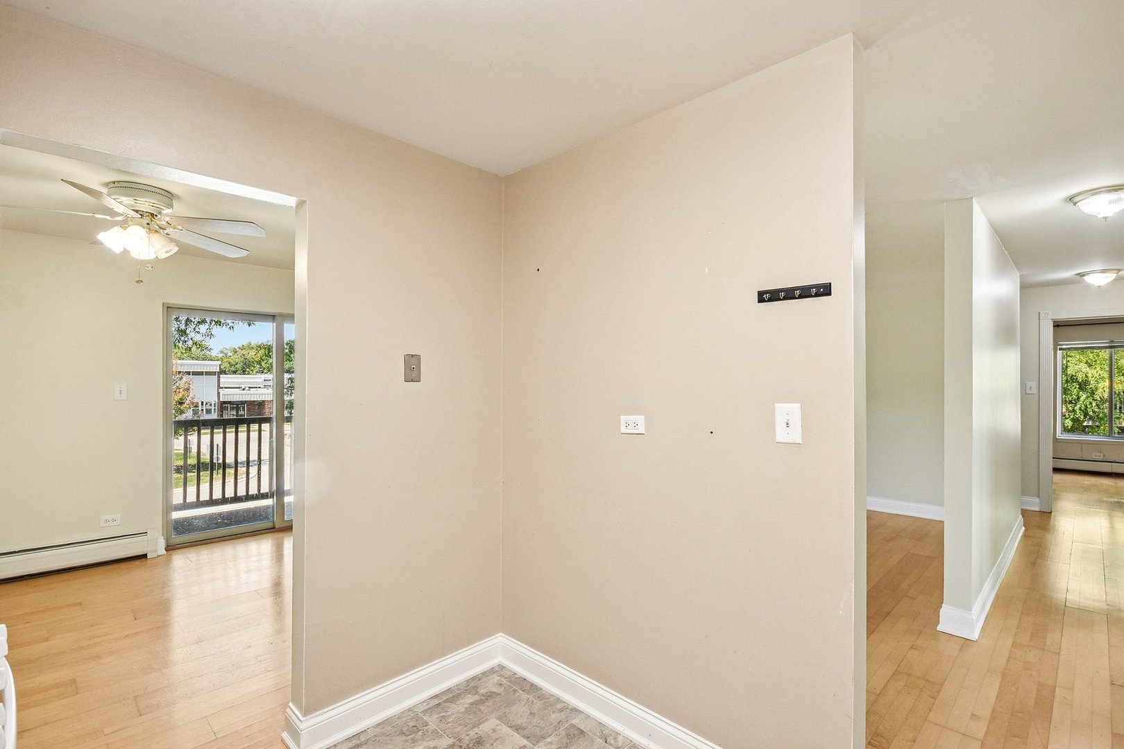 461 North Jonathan Drive, Unit 202 Palatine, IL 60074 - Photo 13 of 23 a view of a room with wooden floor and a bathroom