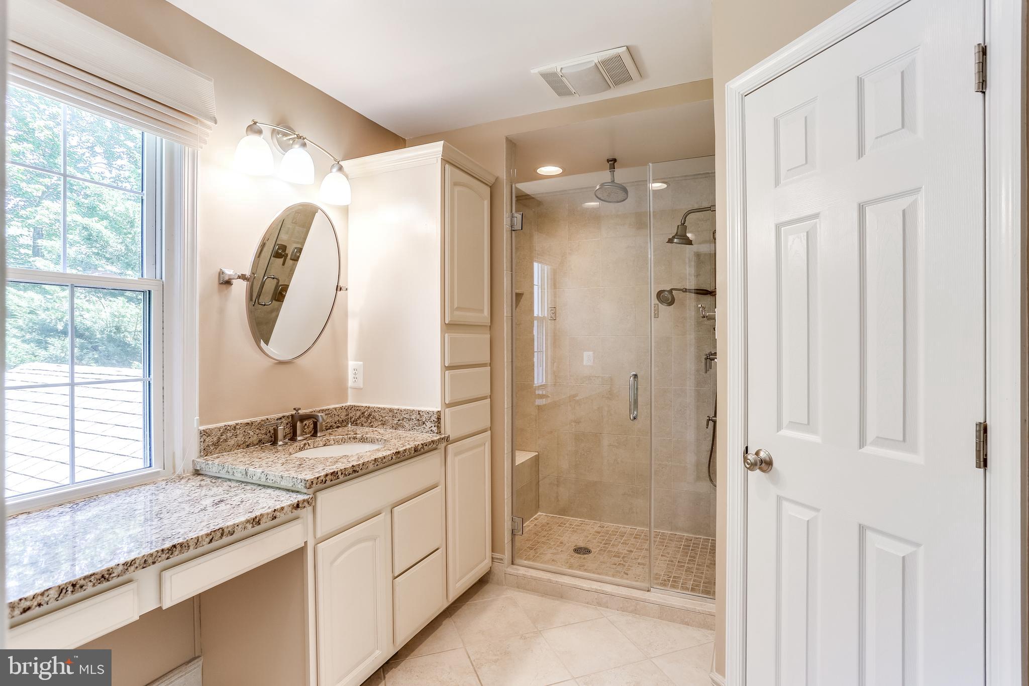 6905 Rawhide Ridge Columbia, MD 21046 - Photo 18 of 39 Updated Master Bathroom with heated floors