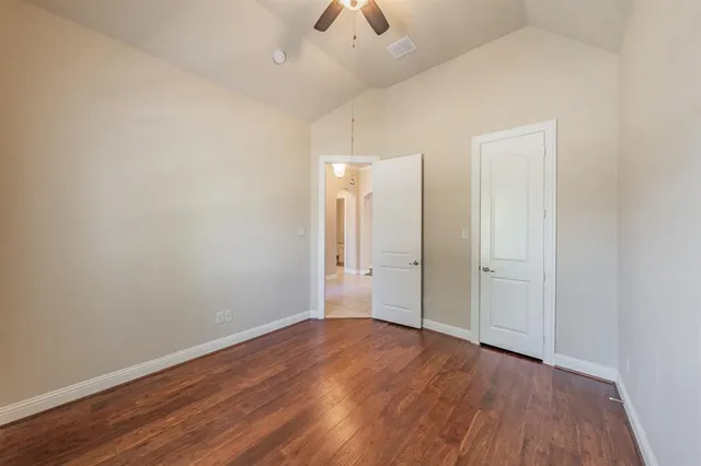 wooden floor in an empty room