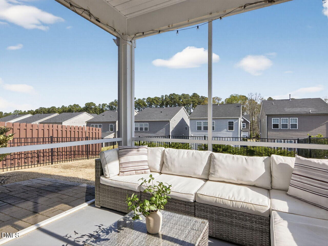 111 Velten Ridge Drive Durham, NC 27713 - Photo 14 of 32 a view of a terrace with couches
