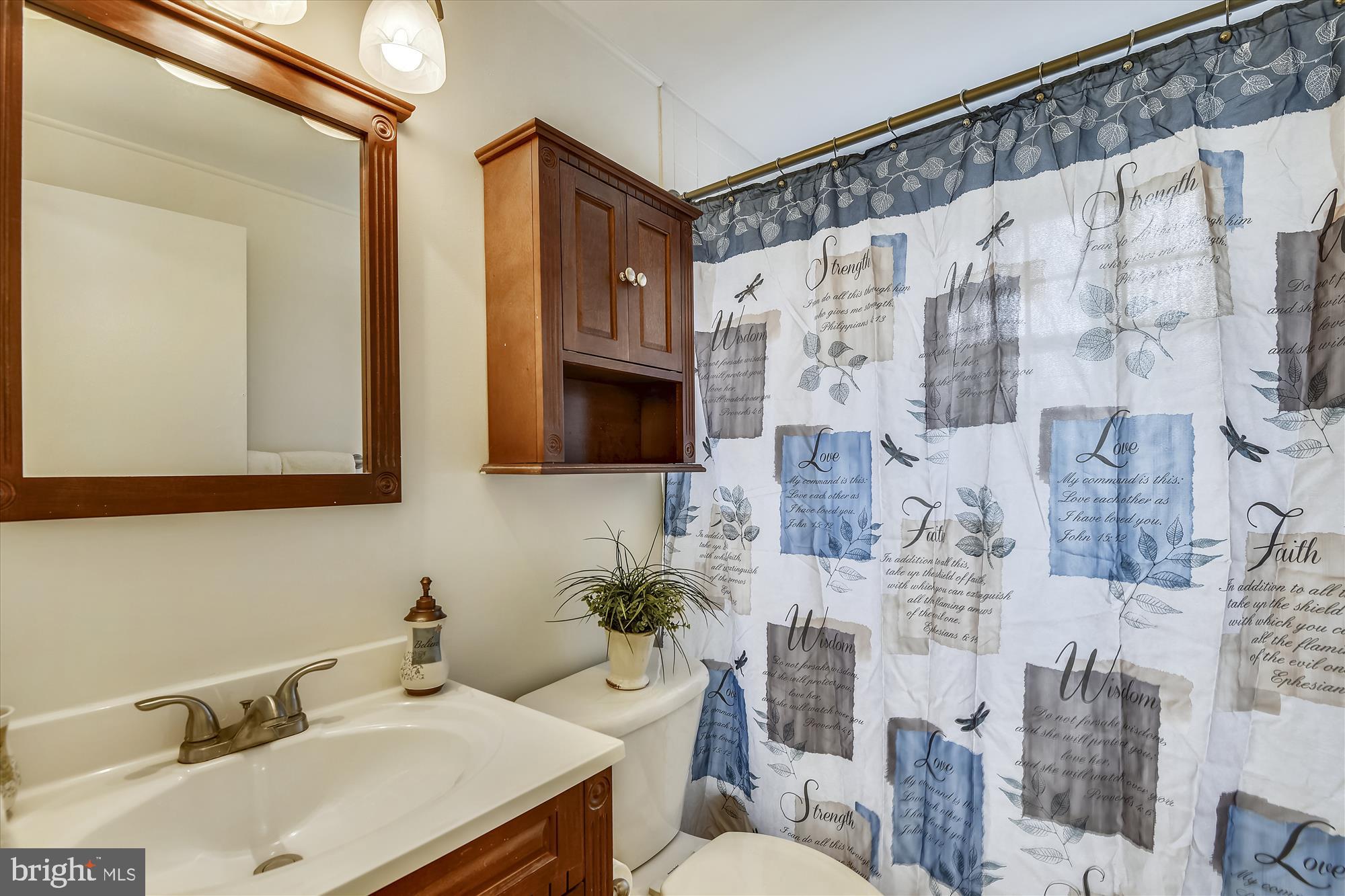 1752 Whitfield Court Crofton, MD 21114 - Photo 15 of 30 a bathroom with a sink vanity mirror and toilet