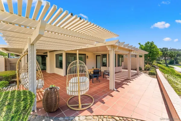 a view of house with patio