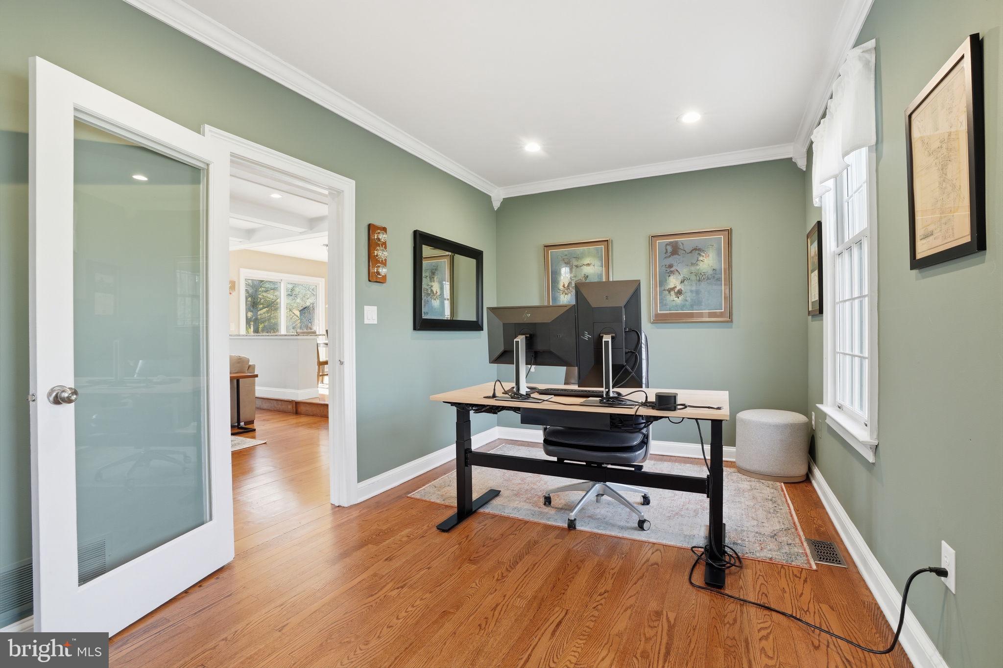 2840 West Fox Chase Circle Doylestown, PA 18902 - Photo 15 of 47 a view of a workspace with furniture and a window