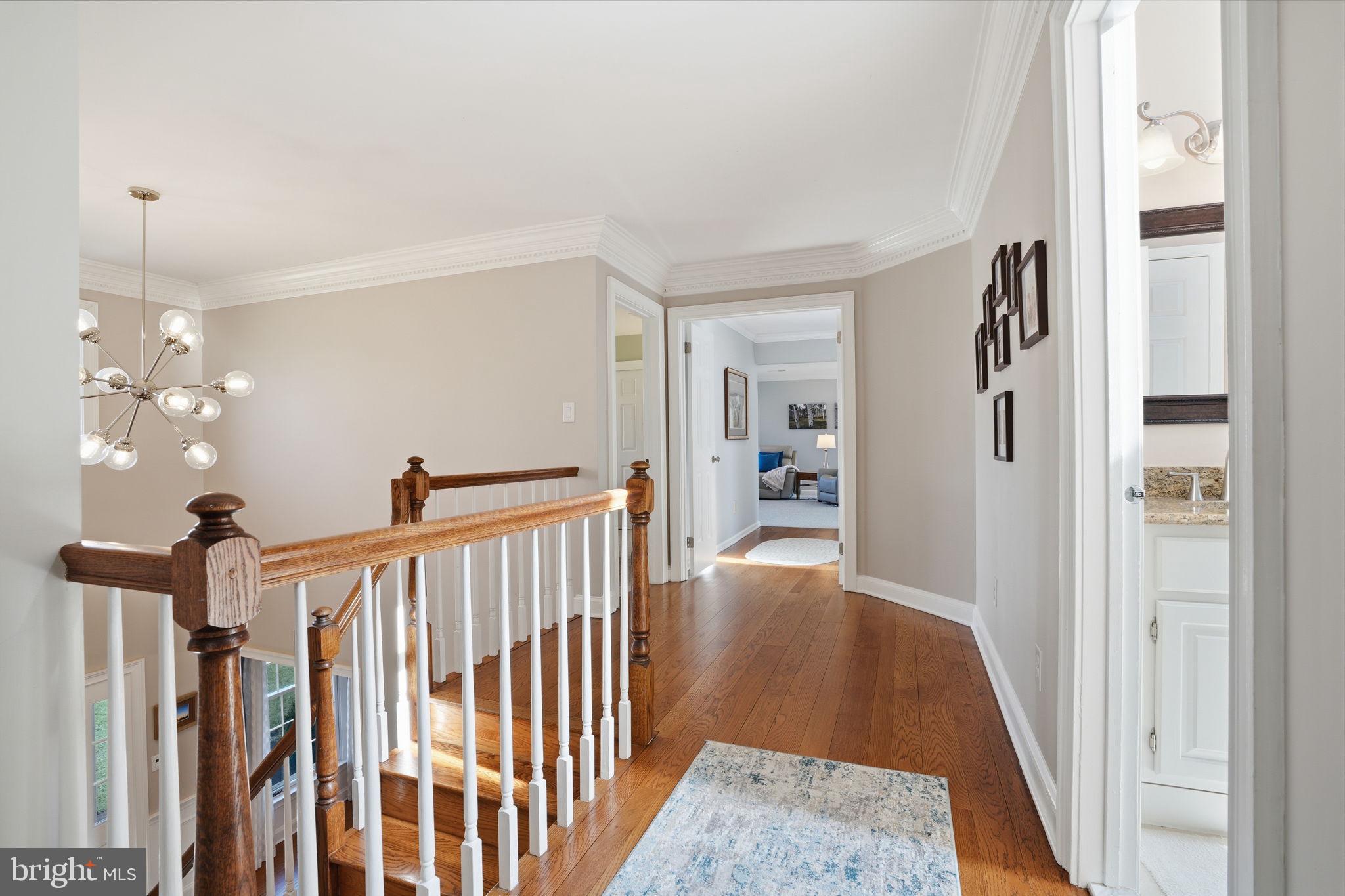 2840 West Fox Chase Circle Doylestown, PA 18902 - Photo 19 of 47 a view of a hallway view with staircase