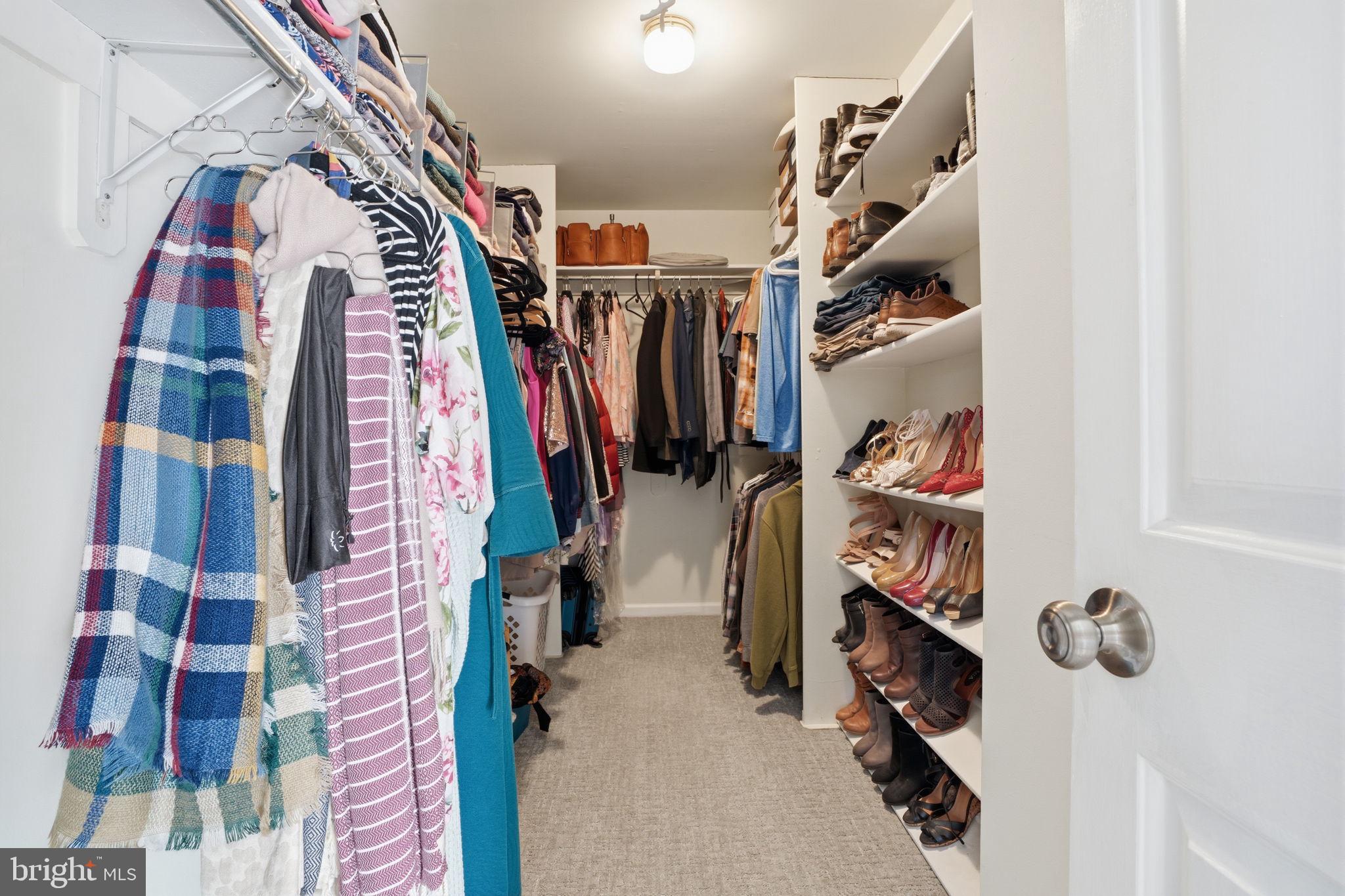 2840 West Fox Chase Circle Doylestown, PA 18902 - Photo 24 of 47 a view of walk in closet with clothes and shoes