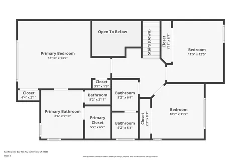 $1,398,000 | 522 Porpoise Bay Terrace, Unit A, Sunnyvale, CA 94089