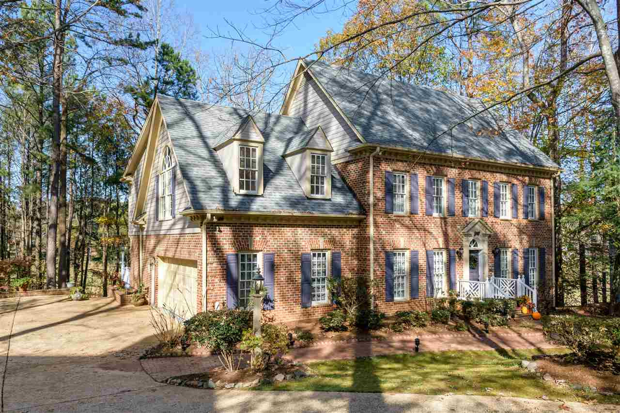 2808 Combe Hill Trail Raleigh, NC 27613 - Photo 2 of 30 Fantastic views from multiple levels. 5 beds , large bonus room Huge master suite 2nd floor overlooking pond multiple home office possibilities, formal DR, LR, FR w/ fireplace, Lovely outdoor porch/patio/deck space for relaxing & entertaining! Exterior Front