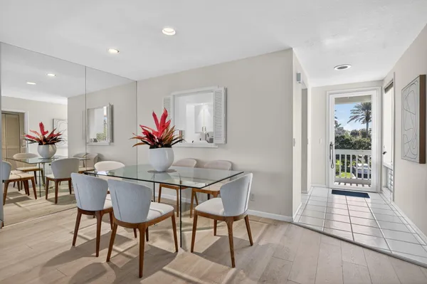 a bedroom with a bed and a view of bathroom